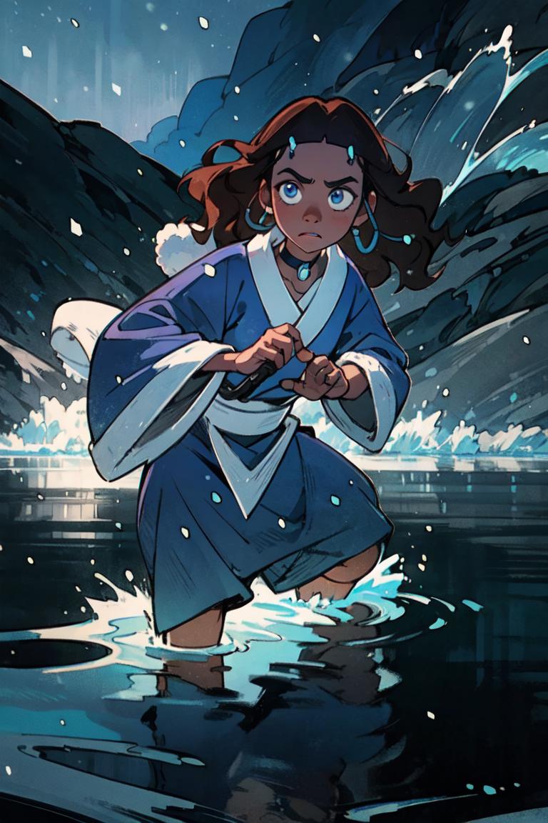 Exploring images in the style of selected image: [Katara] | PixAI
